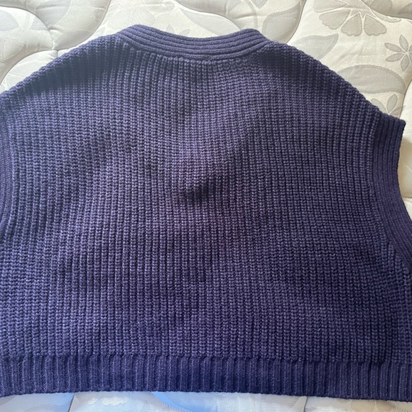 True Craft Navy Sleeveless Sweater Vest - Picture 3 of 3